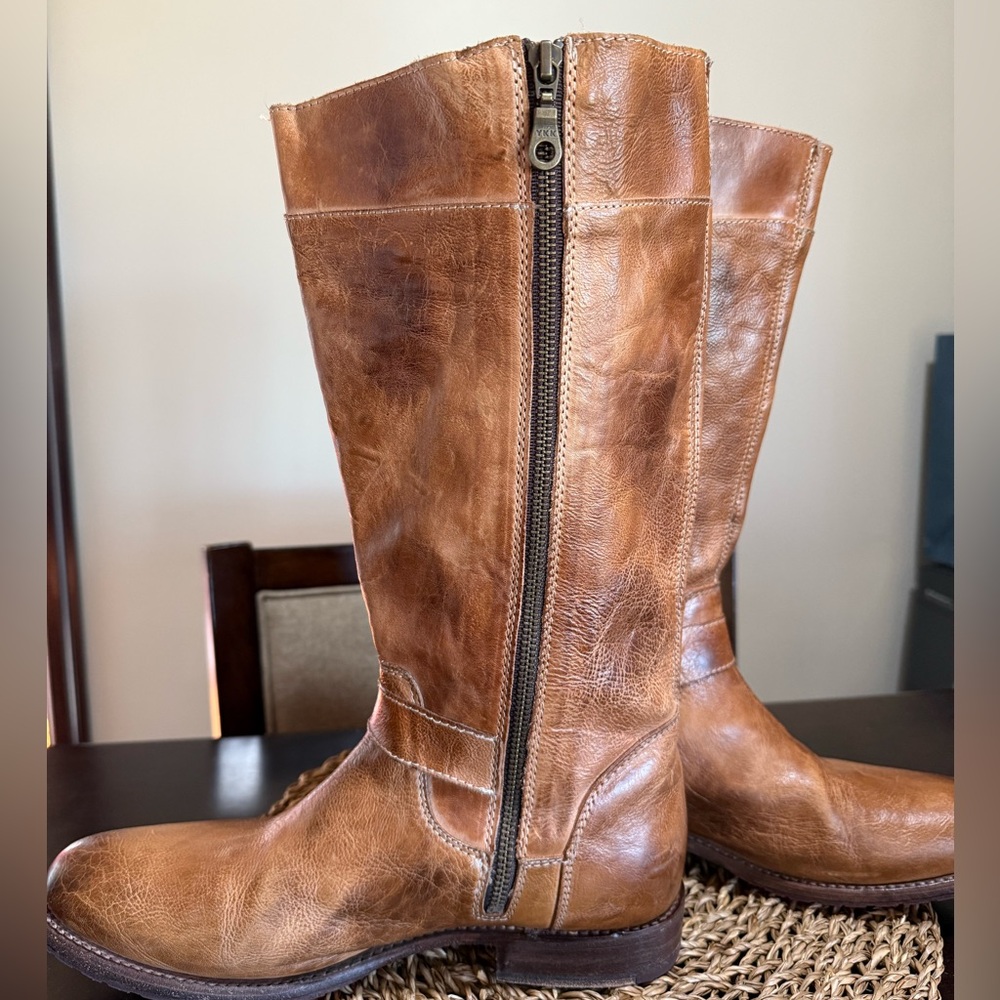 Bed Stu Cobbler series Gogo Lug strap Rustic Tan size 11